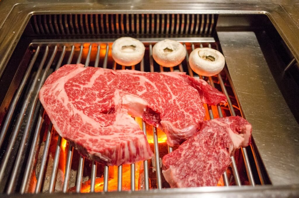 Grilling of Wagyu Beef